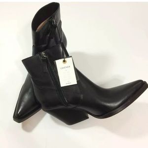 Zara leather boots❤️